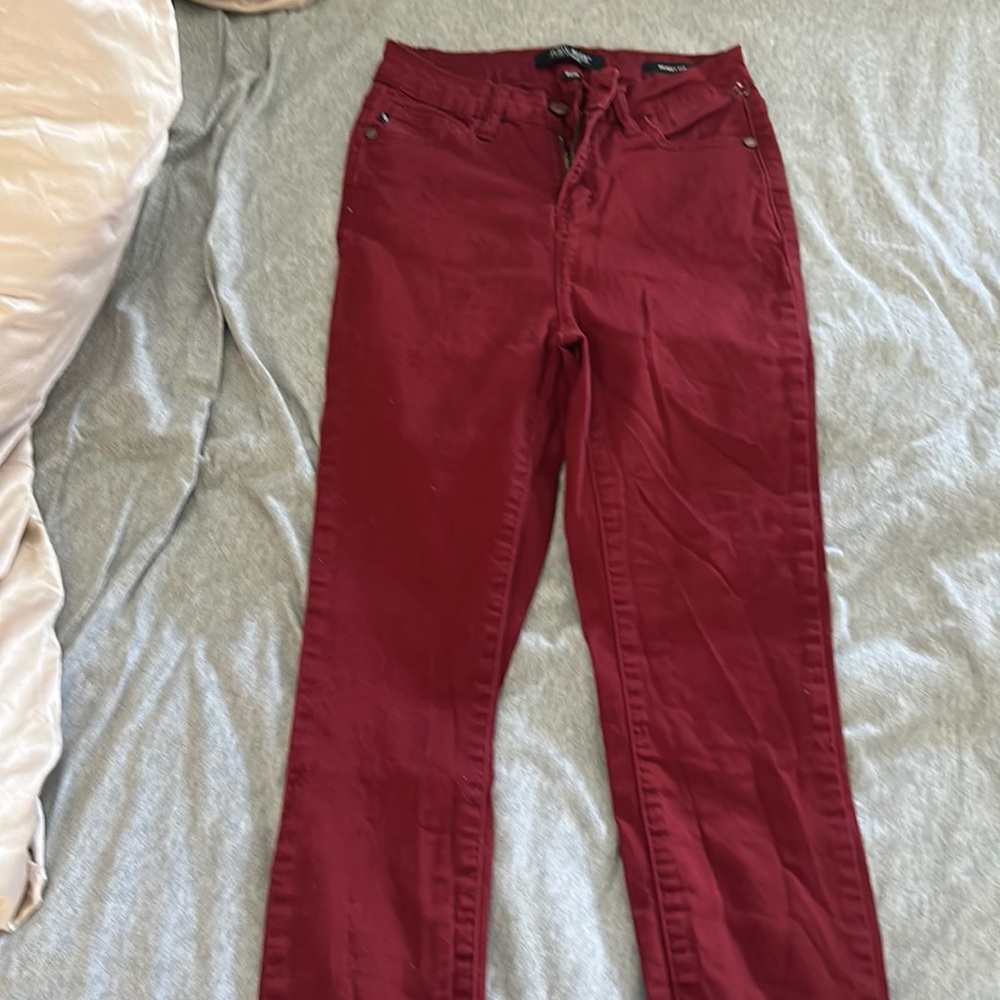 Red jeans